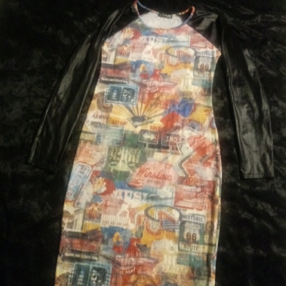 Glamour Babe Dresses & Skirts - Midi long sleeve fitted dress